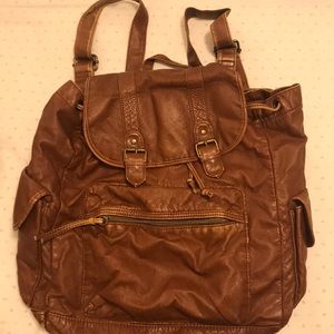 Brown back pack